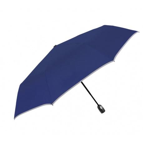 PERLETTI Technology, Plnoautomatický skladací dáždnik s reflexným pásom, 21768