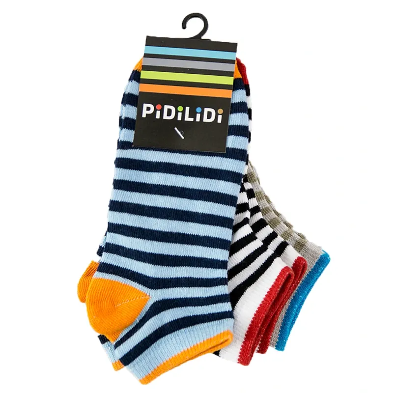 ponožky kotníkové chlapčenské - 3pack, Pidilidi, PD0131, Chlapec, veľ. 27-30