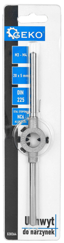 Vratidlo na závitové očko M3 - M4, D20x5 mm, DIN225, GEKO 2