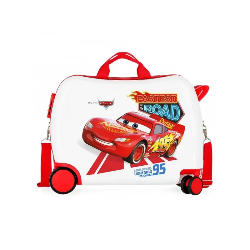 Detský cestovný kufor na kolieskach / odrážadlo DISNEY CARS Good Mood, 34L, 4649863