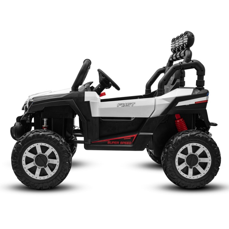 Elektrické autíčko Buggy Baby Mix Road 4x4 bílé 2