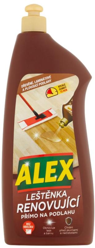 Leštidlo Alex, renovátor na drevené a laminátové podlahy, 900 ml