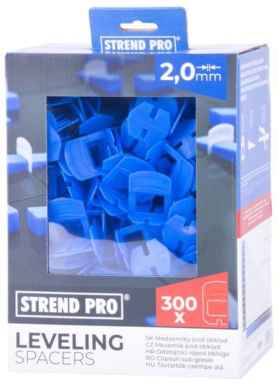 Medzerník Strend Pro LS230T, nivelačný, pod obklad, 2.0 mm, bal. 300 ks, plast modrý