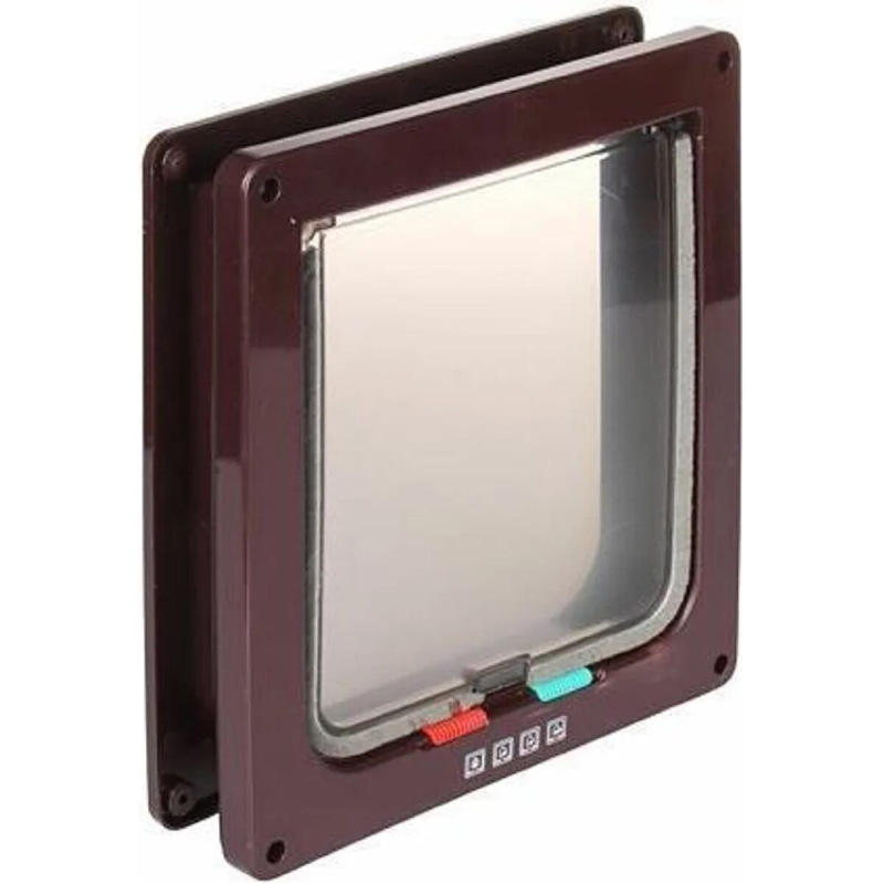 Pet Gate XL dvierka pre psy hnedá 1