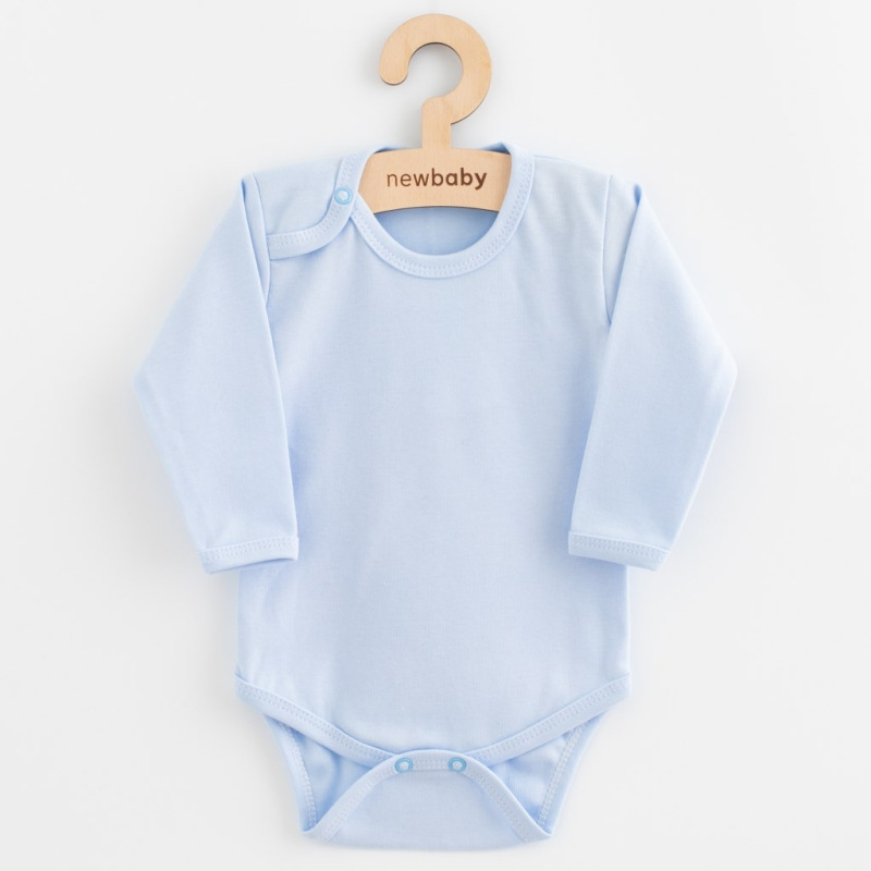 Dojčenské body celorozopínacie New Baby Classic II modré 68 (4-6m)