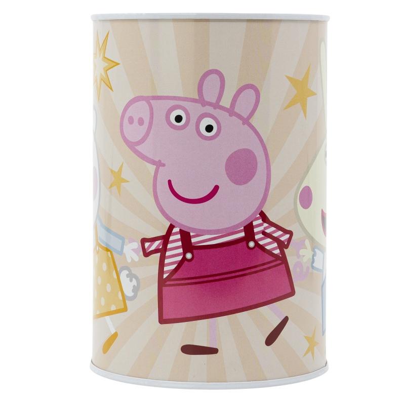 Plechová pokladnička PEPPA PIG Mega, 44775