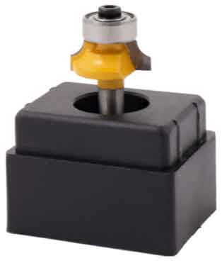 Stopková fréza do dreva, R = 3.17 mm, priemer 19 mm, stopka 6 mm, XL-TOOLS 1