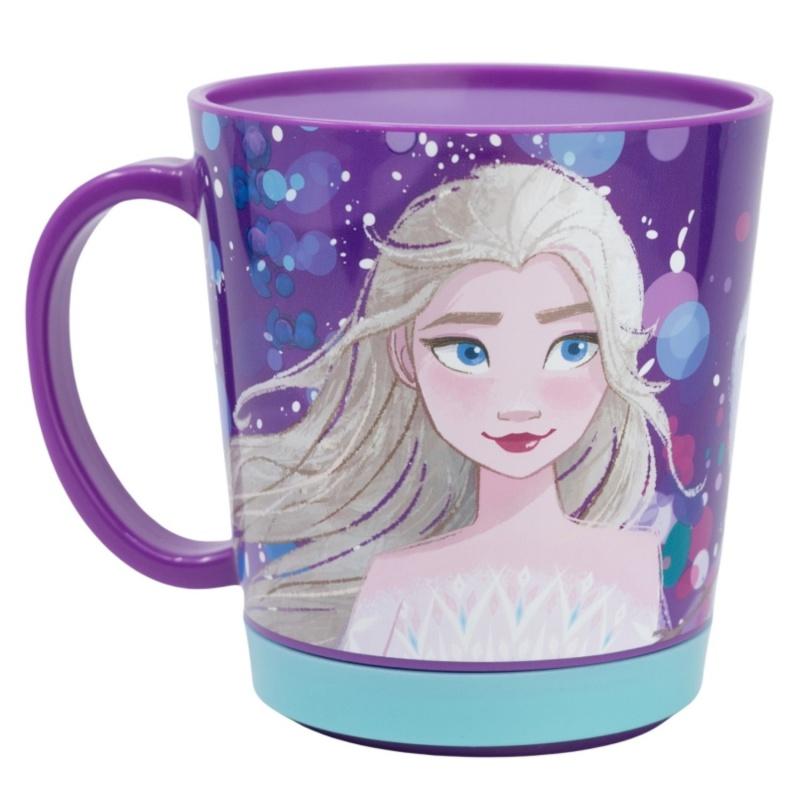 STOR Nerozbitný hrnček Disney Frozen Violet 410 ml, 74267