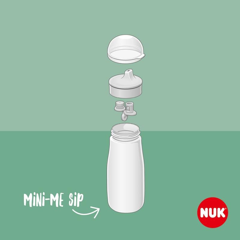 Detská fľaša NUK Mini-Me Sip nerez 300 ml (9+ m.) beige