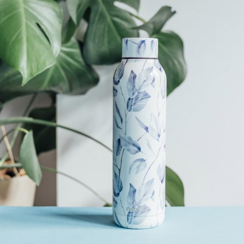 Quokka Solid, Nerezová fľaša / termoska Gray Bouquet, 630ml, 12182 4
