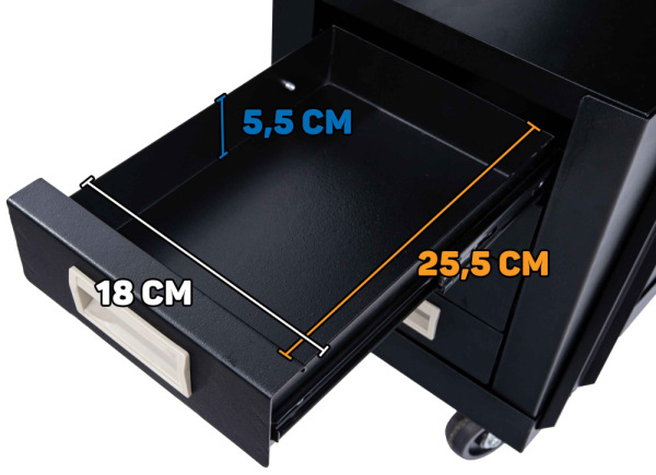 Mobilný vozík pre zváračov, 4 zásuvky, GEKO 3