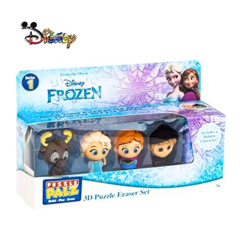 Ľadové kráľovstvo 3D puzzle gumy