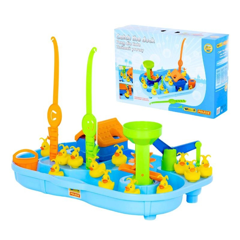 Vodná hra Chyť kačku a viac – set pre 2 deti