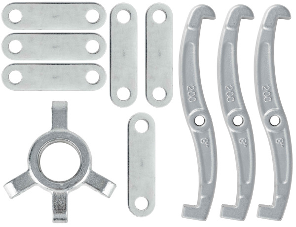 Hydraulický ložiskový sťahovák, 2 a 3 ramenný, 5 ton, 50-140 mm, GEKO 5