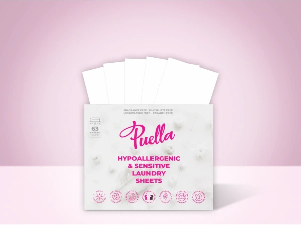 Puella pásiky na pranie Sensitive: 63 praní/ 63 ks