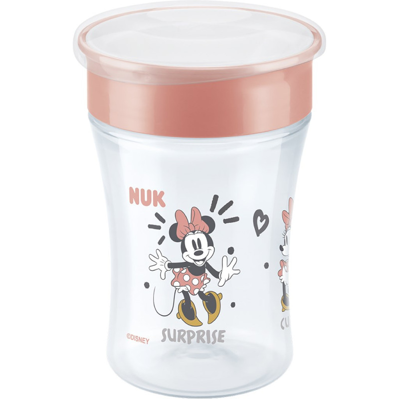 Detský hrnček Magic NUK Cup Minnie (8+ m.) 360 °