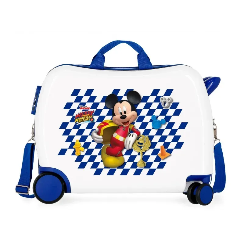 JOUMMA BAGS cestovný kufor na kolieskach / odrážadlo MICKEY MOUSE Good Mood, 34L, 4649861