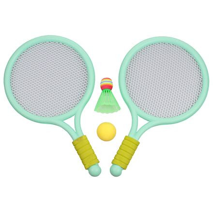 Racket Ball Games sada pálok s loptičkami zelená