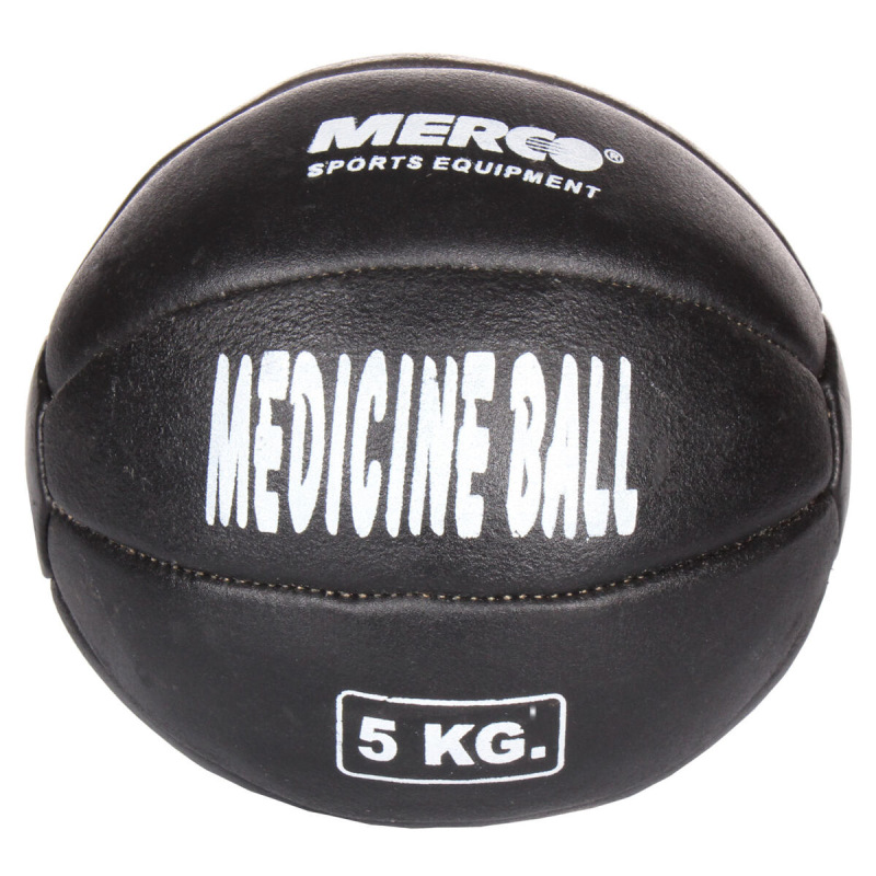 Black Leather kožená medicinbalová lopta