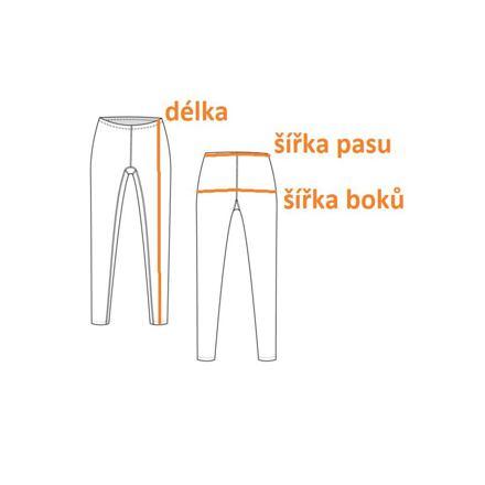 Vibe Fit športové legíny červená 4