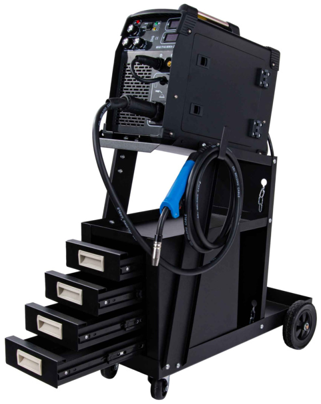 Mobilný vozík pre zváračov, 4 zásuvky, GEKO 6