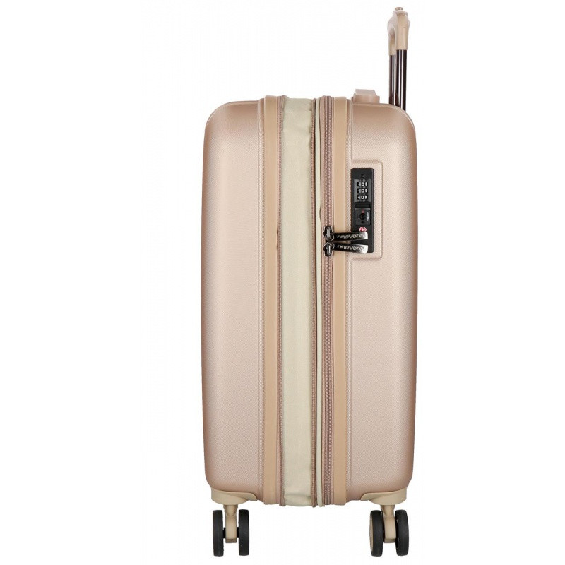 MOVOM Wood Champagne, Sada luxusných ABS cestovných kufrov, 65cm/55cm, 5318965 15
