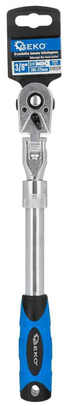 Račňa 3/8“ teleskopická s kĺbom, 285-375 mm, GEKO 4