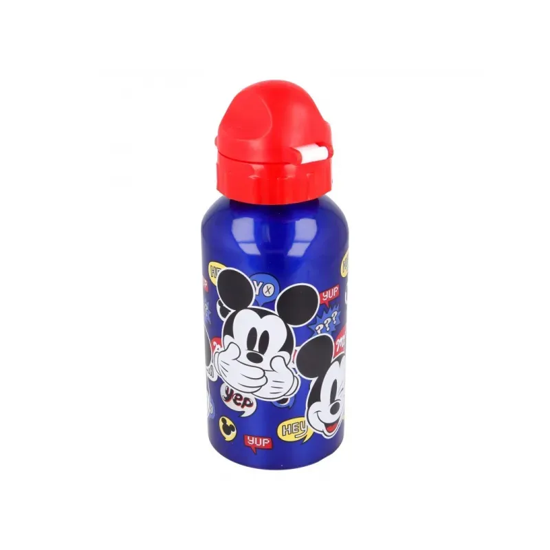 STOR Hliníková fľaša na pitie MICKEY MOUSE, 500ml, 50139