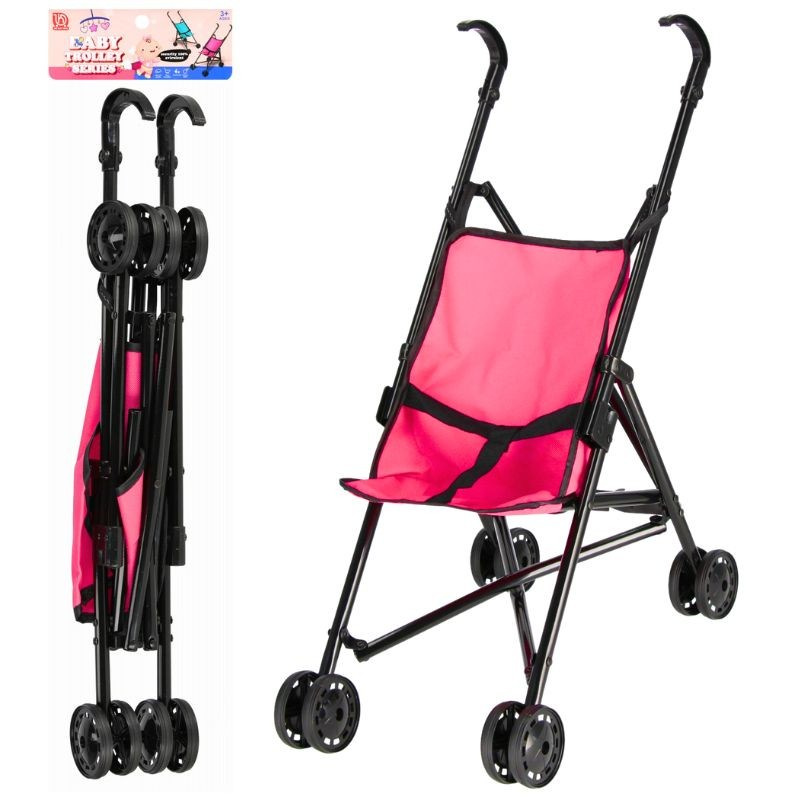 Kovový kočík pre bábiku