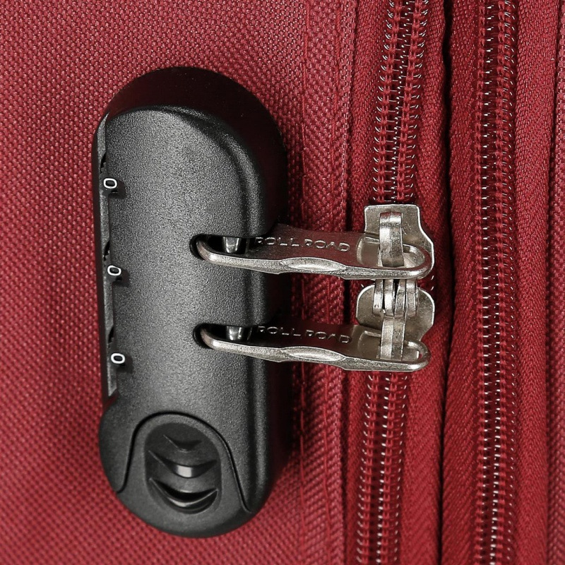 Príručný textilný kufor (small) 55x40x20 cm – Roll Road Royce Red, 39 l, 5019124 8
