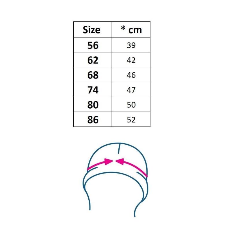 Dojčenský mušelínový klobúčik New Baby Zora 68 (4-6m)