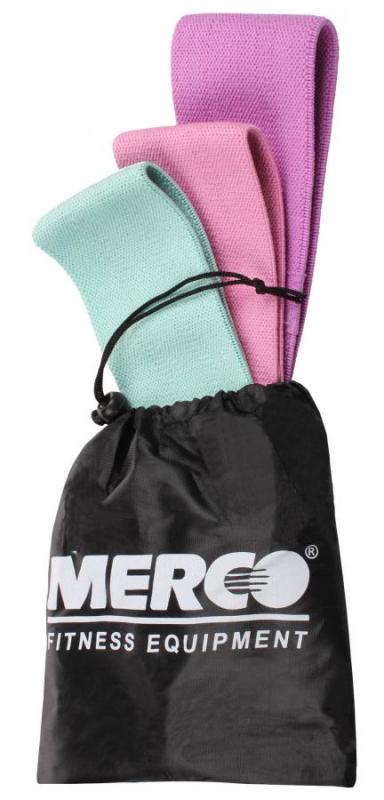Merco Yoga Hip Band Set odporové pásy, sada 3ks