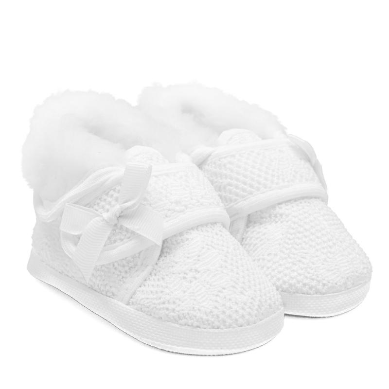 Dojčenské zimné capačky ku krstu New Baby 6-12 m dievča 6-12 m