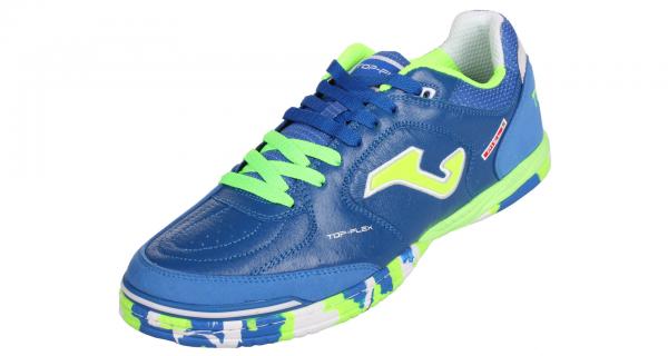 Joma Top Flex 2004 sálová obuv modrá-zelená, veľ. 42,5