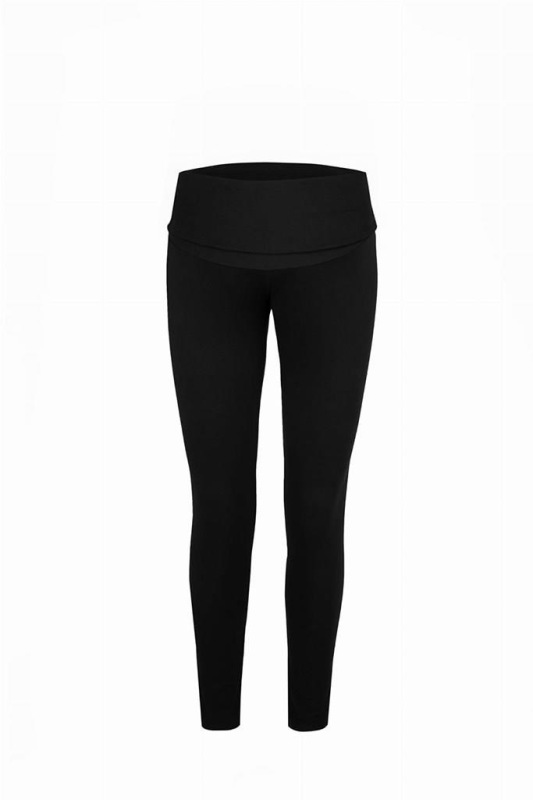 Tehotenské legíny s vysokým pásom milk & love sivá melanž XL 4