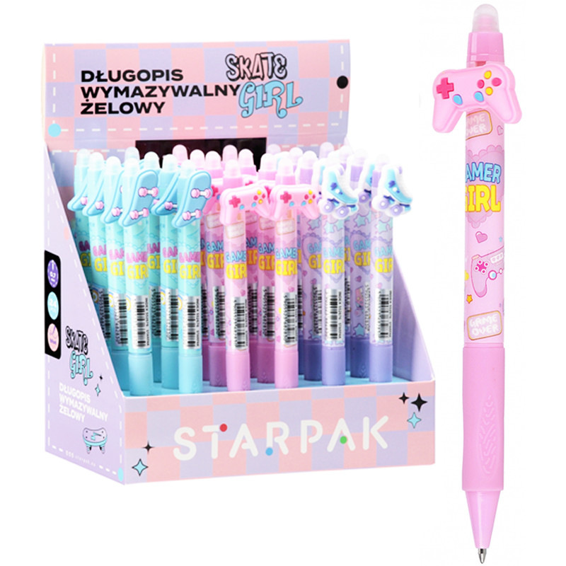 Zmazateľné pero Skate girl