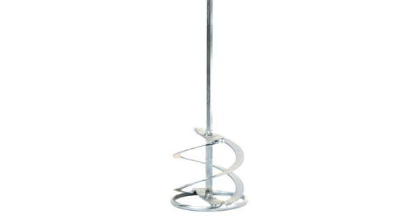 Miešadlo hmôt Kubala 1210, špirála, oceľ, 100x430mm