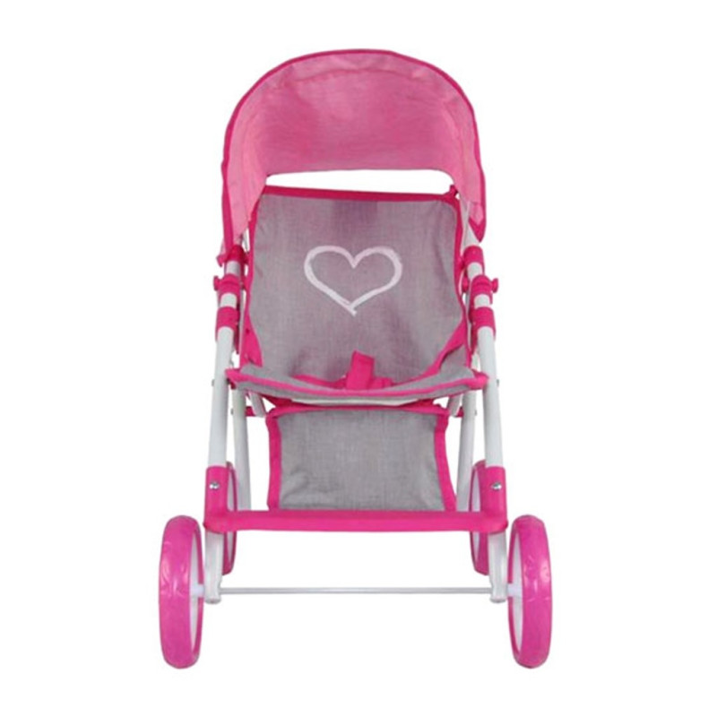 Detský športový kočík pre bábiky Milly Mally Natalie Prestige Pink 4