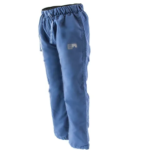 Nohavice športové chlapčenské podšité bavlnou outdoorové, Pidilidi, PD1074-04, modrá