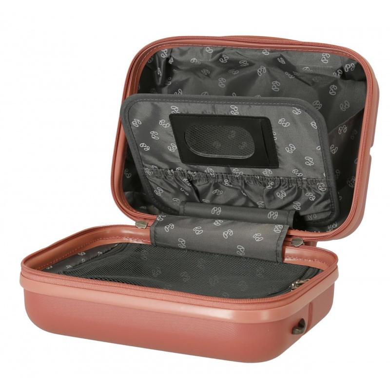 PEPE JEANS Highlight Terracota, Cestovný kozmetický kufrík, 21x29x15cm, 7683926 4