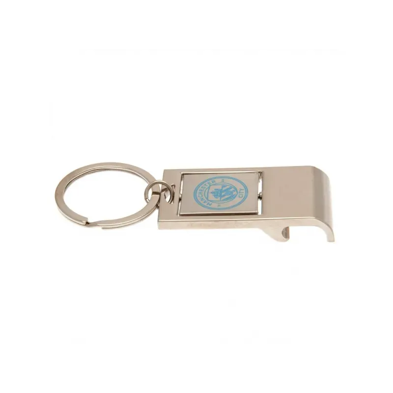 FOREVER COLLECTIBLES Prívesok na kľúče + otvárač MANCHESTER CITY Bottle Opener Keyring