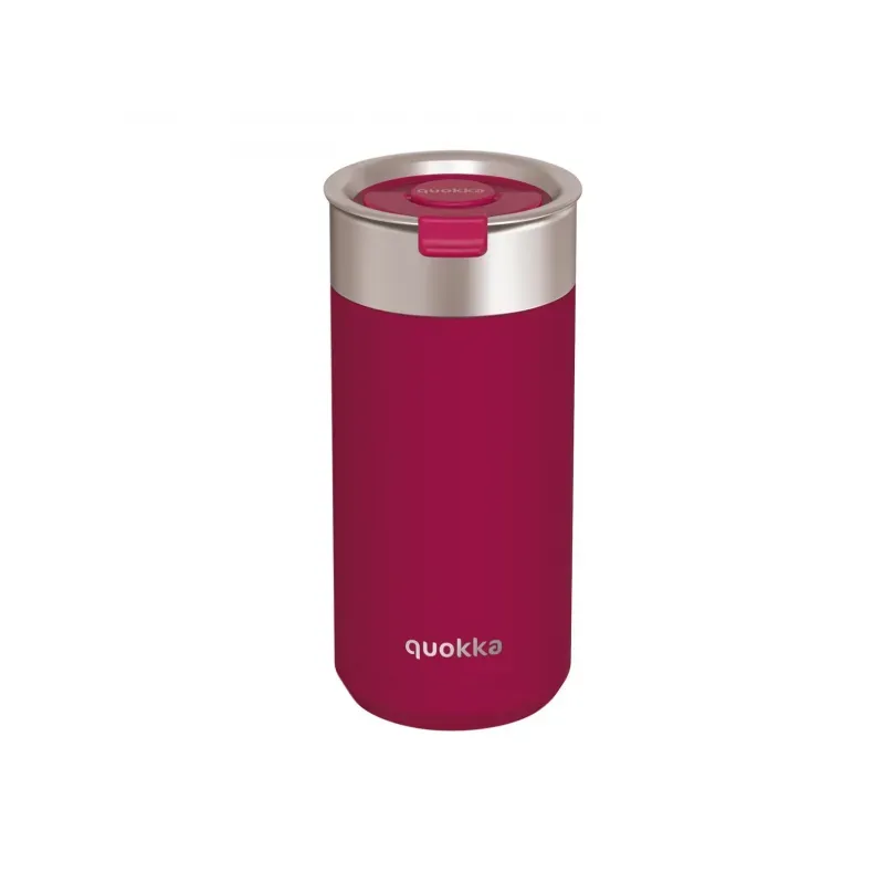 Quokka Boost,, Nerezový termohrnček so sitkom Maroon, 400ml, 40076