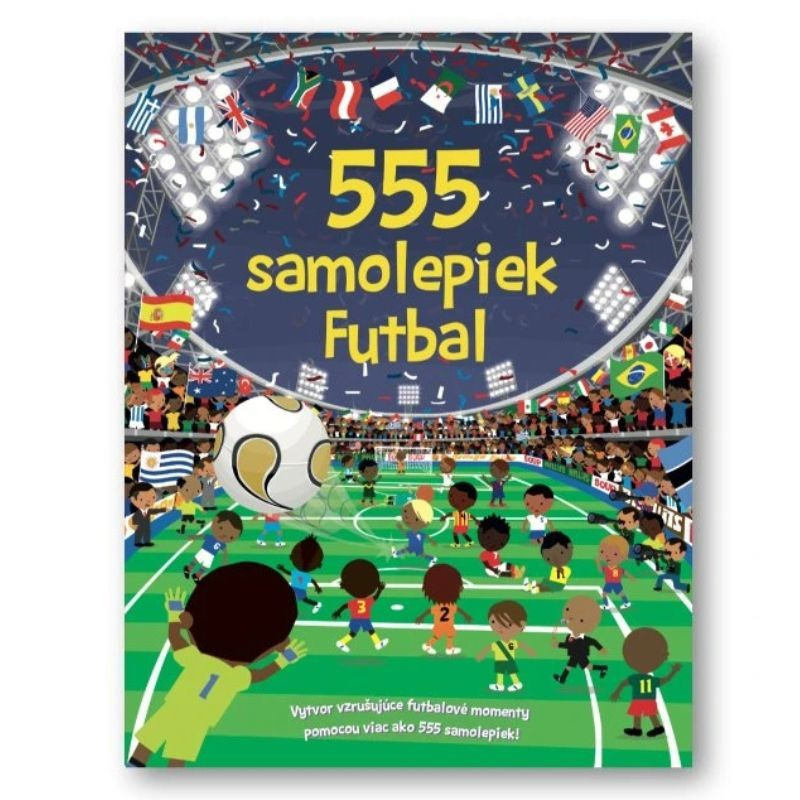 555 samolepiek - Futbal