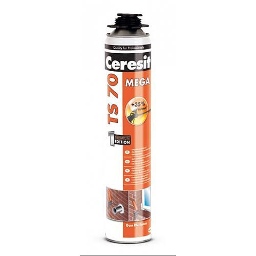 Pena CERESIT TS 70 MEGA, 850 ml, pištoľová, +35%