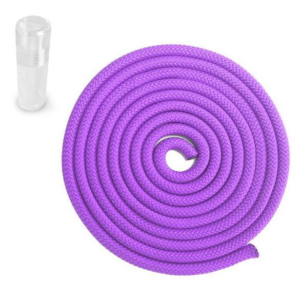 Gymnastické švihadlo Sedco 3m - PVC Tuba fialová