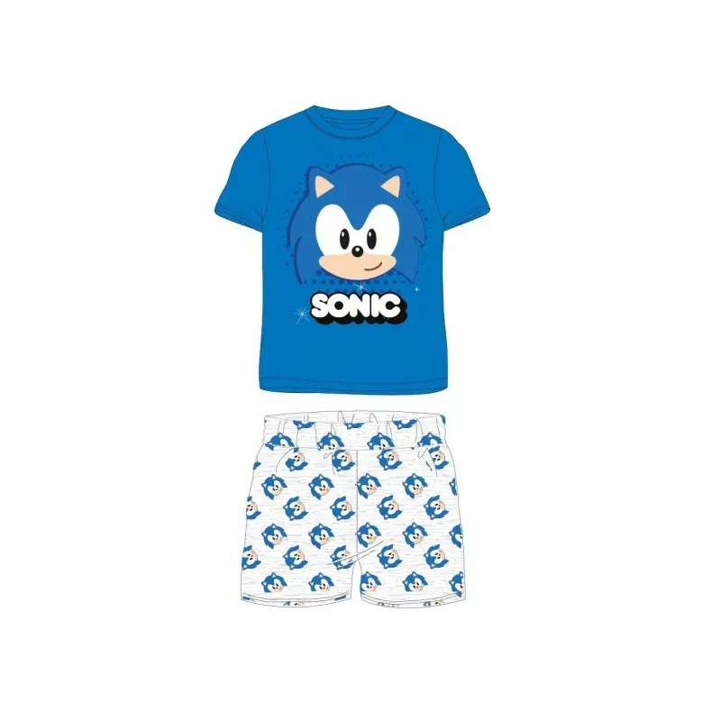 EplusM Krátke bavlnené pyžamo JEŽKO SONIC - 3 roky (98cm)