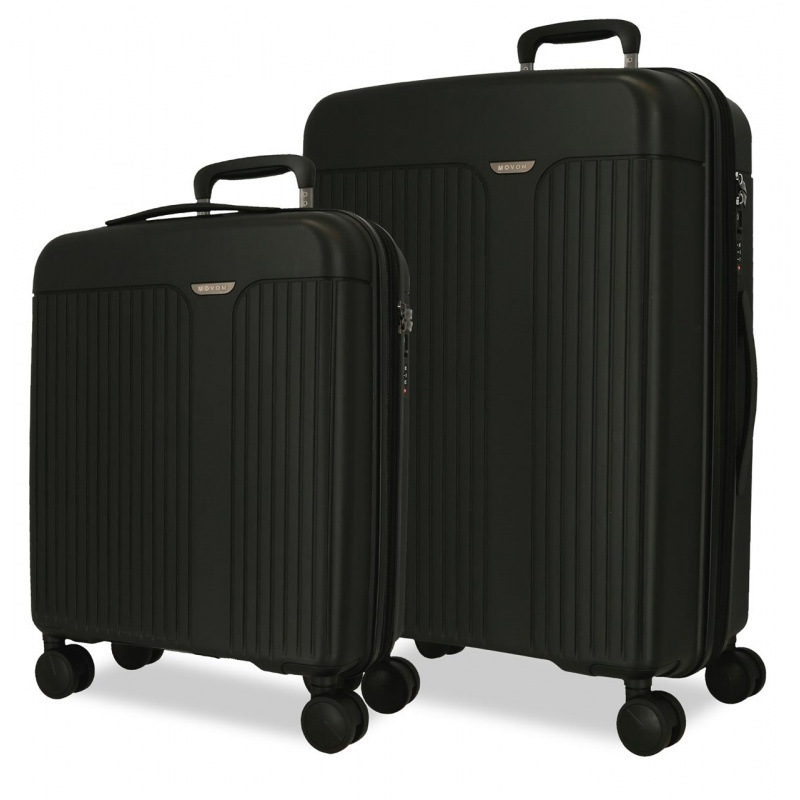 Sada cestovných kufrov Movom New Trendy Black, 68cm/55cm, 5388921