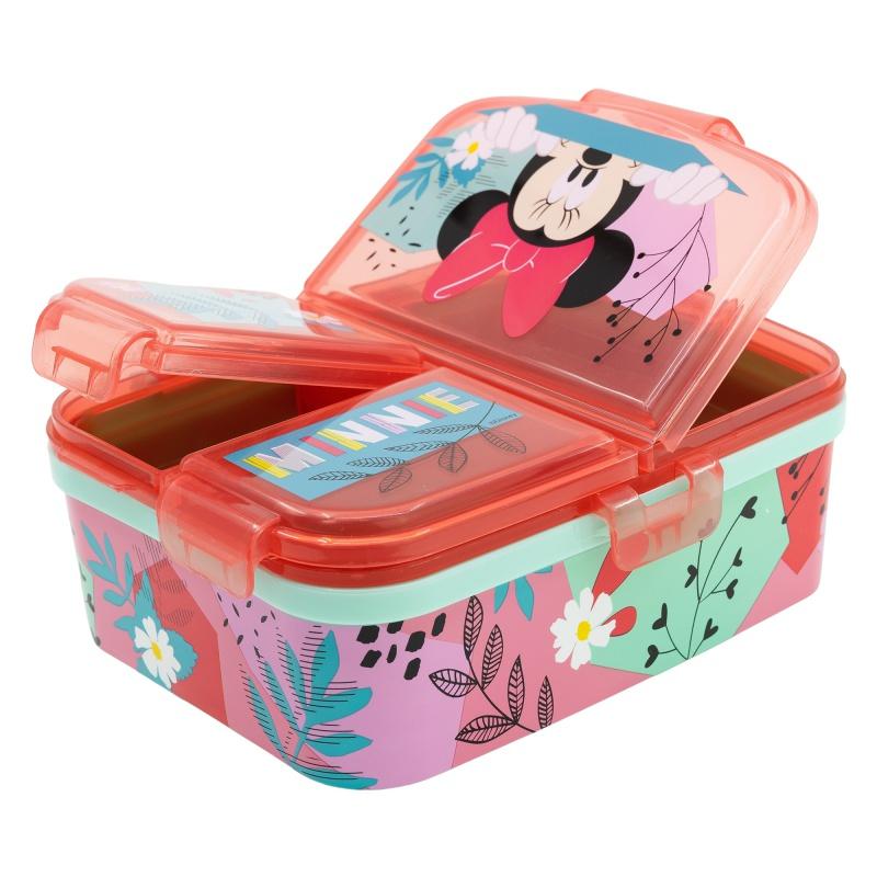 Delený plastový box na desiatu XL, MINNIE MOUSE, 74499 2