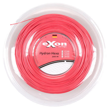 Hydron Hexa tenisový výplet 200 m červená