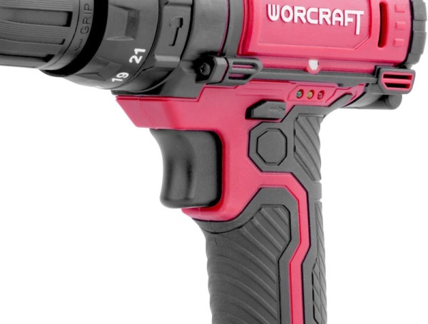 Skrutkovač Worcraft CD-20LiP, 20V, 2x Li-ion 1,5 Ah, LED, v kufríku 2
